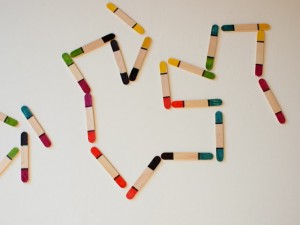 DIY Toddler Craft Stick Dominos 2