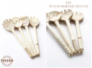 Wood-Burned Spoons