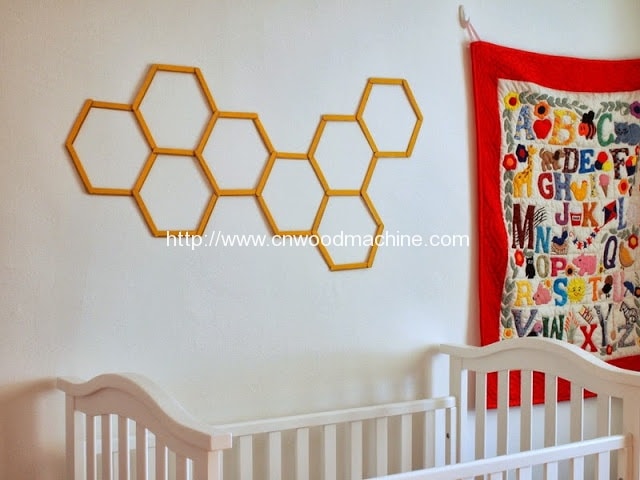 honeycomb popsicle wall art 1