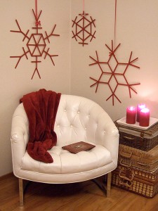 How to make giant craft stick snowflakes 18