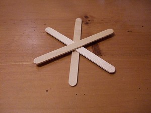 How to make giant craft stick snowflakes 6