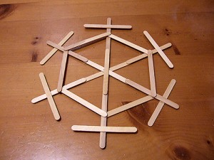 How to make giant craft stick snowflakes 9