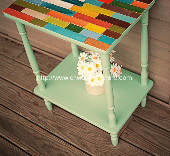 Paint Stick Table Top 2