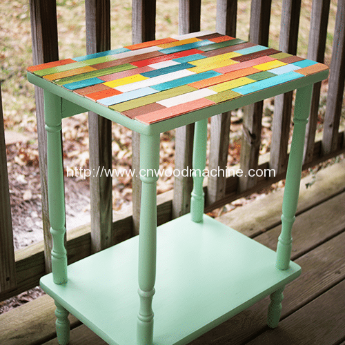 Paint Stick Table Top 6