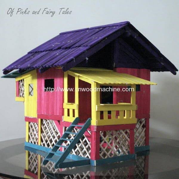 15 Homemade Popsicle Stick House Designs Full Automatic ...