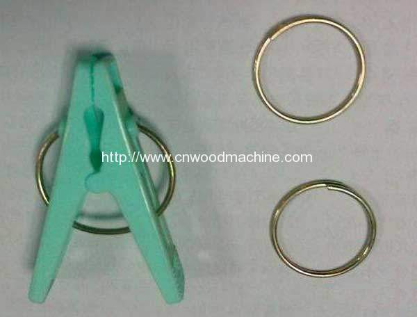 Automatic Ring Spring Plastic Clothespin Assembling Machine