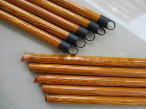 Wooden Mop Stick Handle Tube Film Inserting and Shrinking Machine