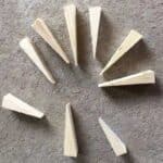 Automatic Triangle Wooden Wedge Sawing Making Machine