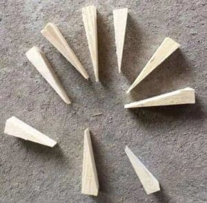 Automatic Triangle Wooden Wedge Sawing Making Machine Automatic Triangle Wooden Wedge Sawing Making Machine